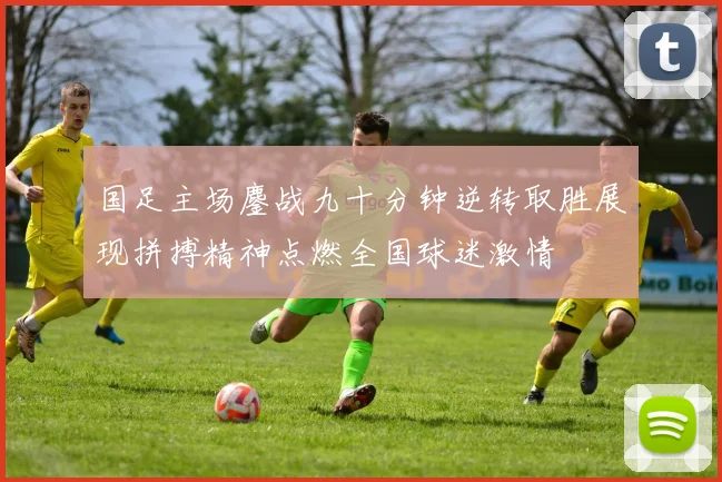 国足主场鏖战九十分钟逆转取胜展现拼搏精神点燃全国球迷激情