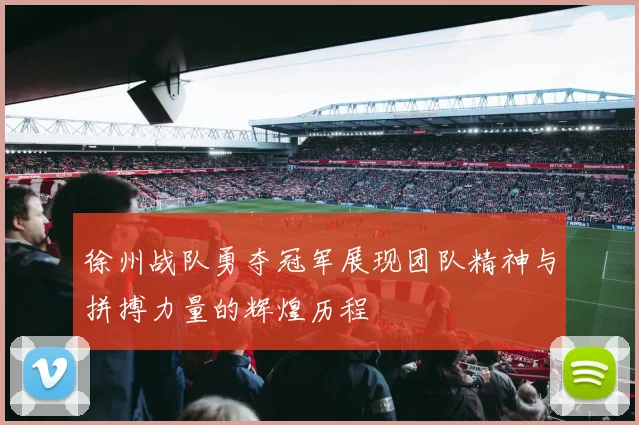 徐州战队勇夺冠军展现团队精神与拼搏力量的辉煌历程