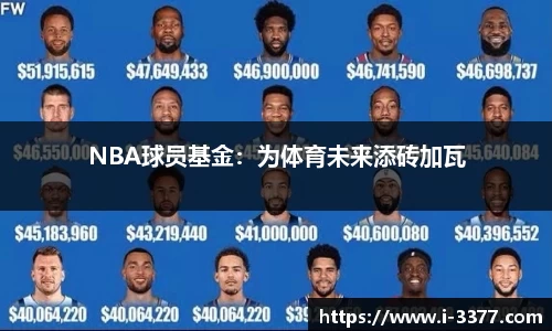 NBA球员基金：为体育未来添砖加瓦